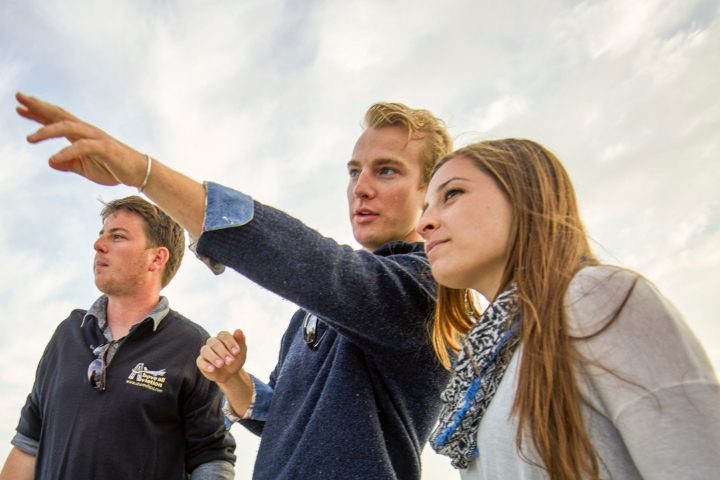 a person standing posing for the camera